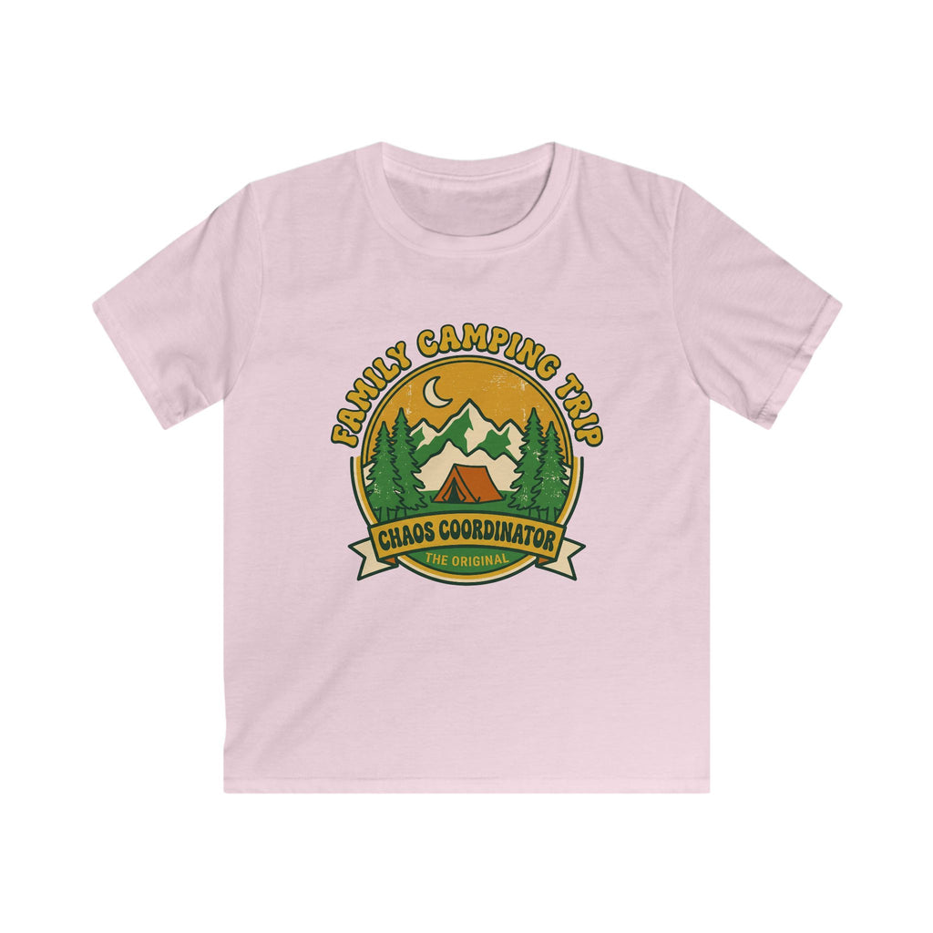 Family Camping Trip — Chaos Coordinator Matching Kids T-Shirt