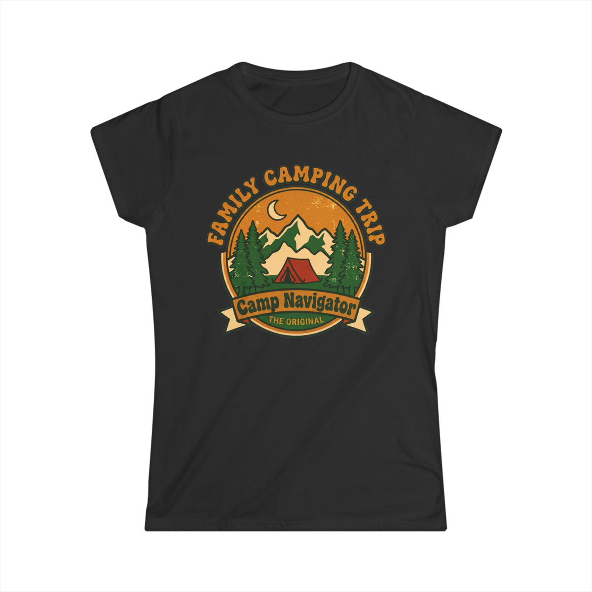 Family Camping Trip — Camp Navigator Matching Women T-Shirt