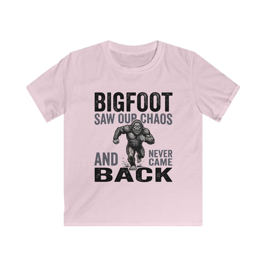 Bigfoot Saw Our Chaos — And Never Came Back Matching Kids T-Shirt