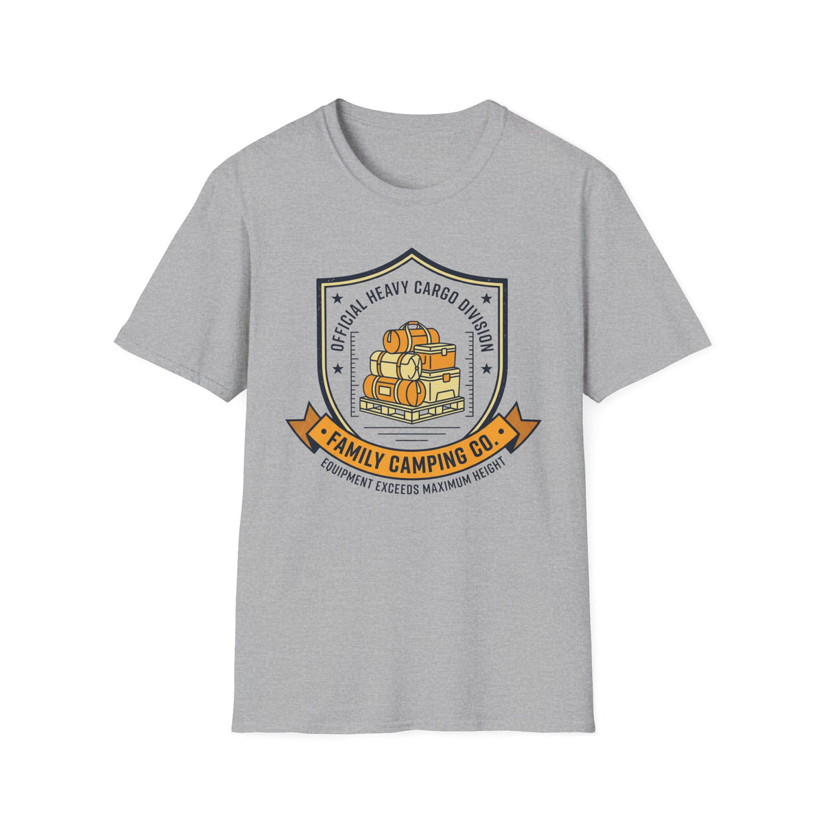 Official Heavy Cargo Division — Equipment Exceeds Maximum Height T-Shirt