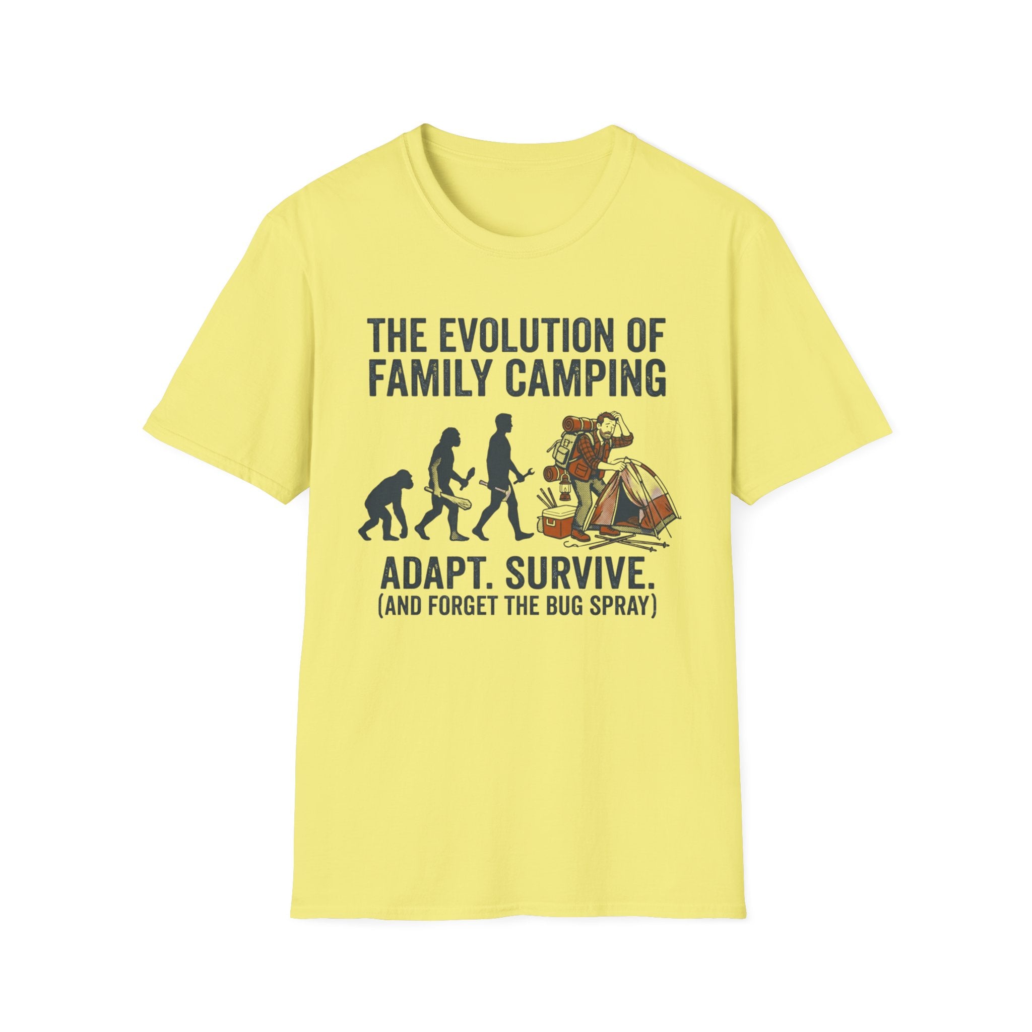The Evolution of Family Camping T-Shirt