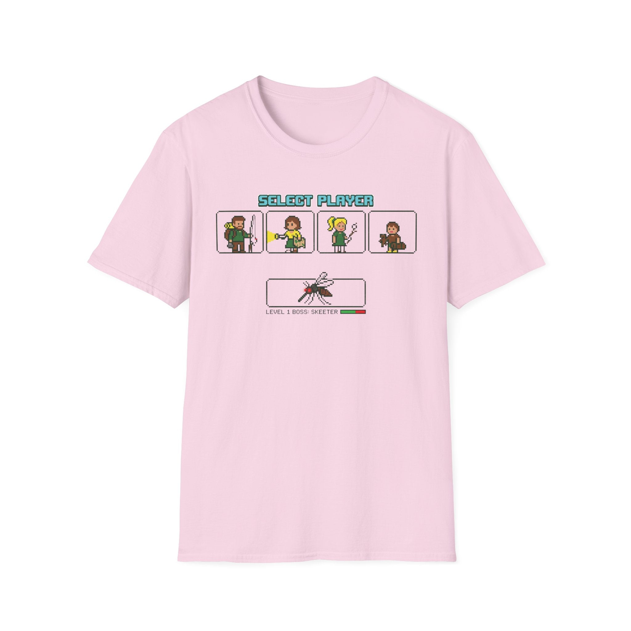 Select Player — With Mosquitoes 8-Bit T-Shirt