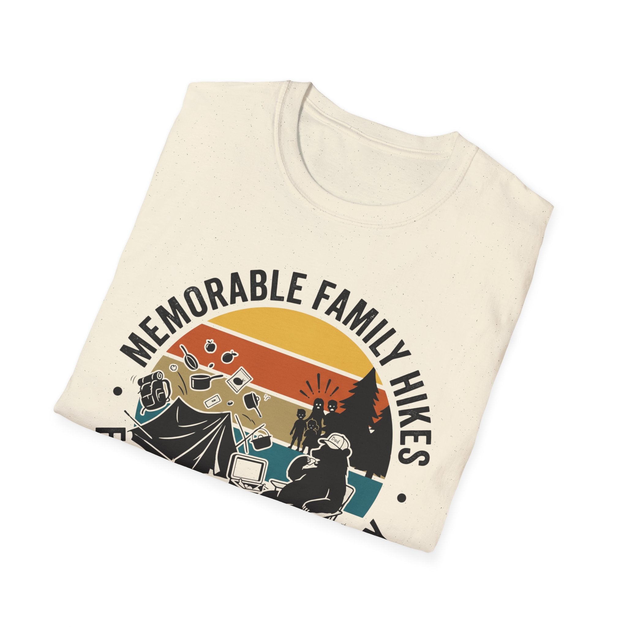 Memorable Family Hikes —  Expectation VS Reality With The Bear T-Shirt