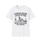 Camping Builds Character Mom T-Shirt