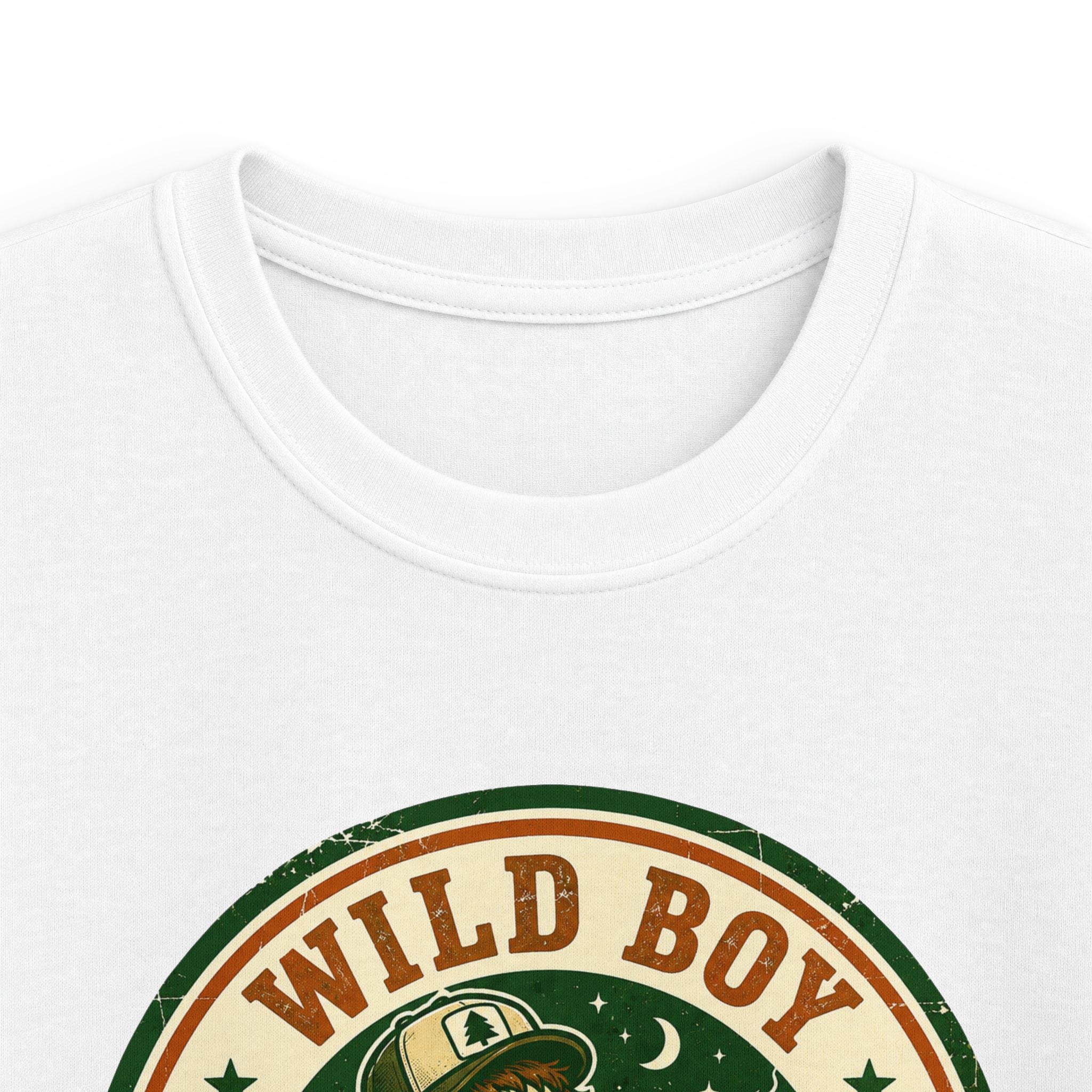 Wild Boy — Marshmallow Tester Matching Kids T-Shirt