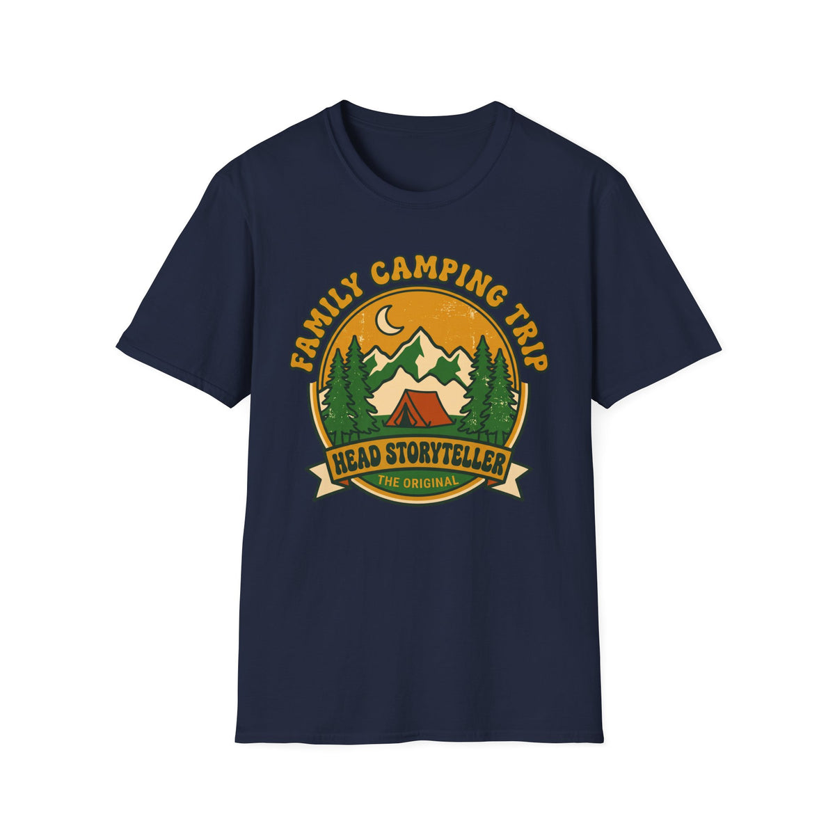 Family Camping Trip — Head Storyteller Matching T-Shirt