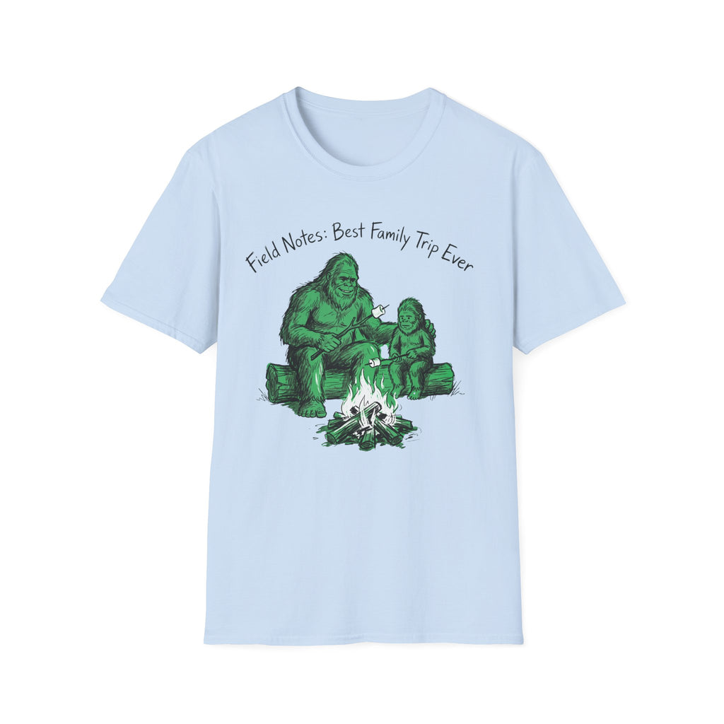 Field Notes — Best Family Trip Ever With Bigfoot T-Shirt
