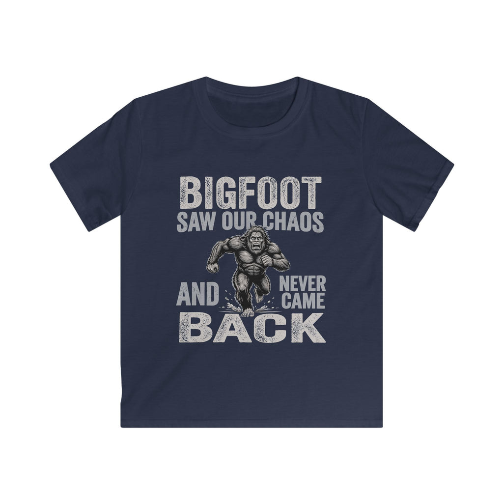 Bigfoot Saw Our Chaos — And Never Came Back Matching Kids T-Shirt