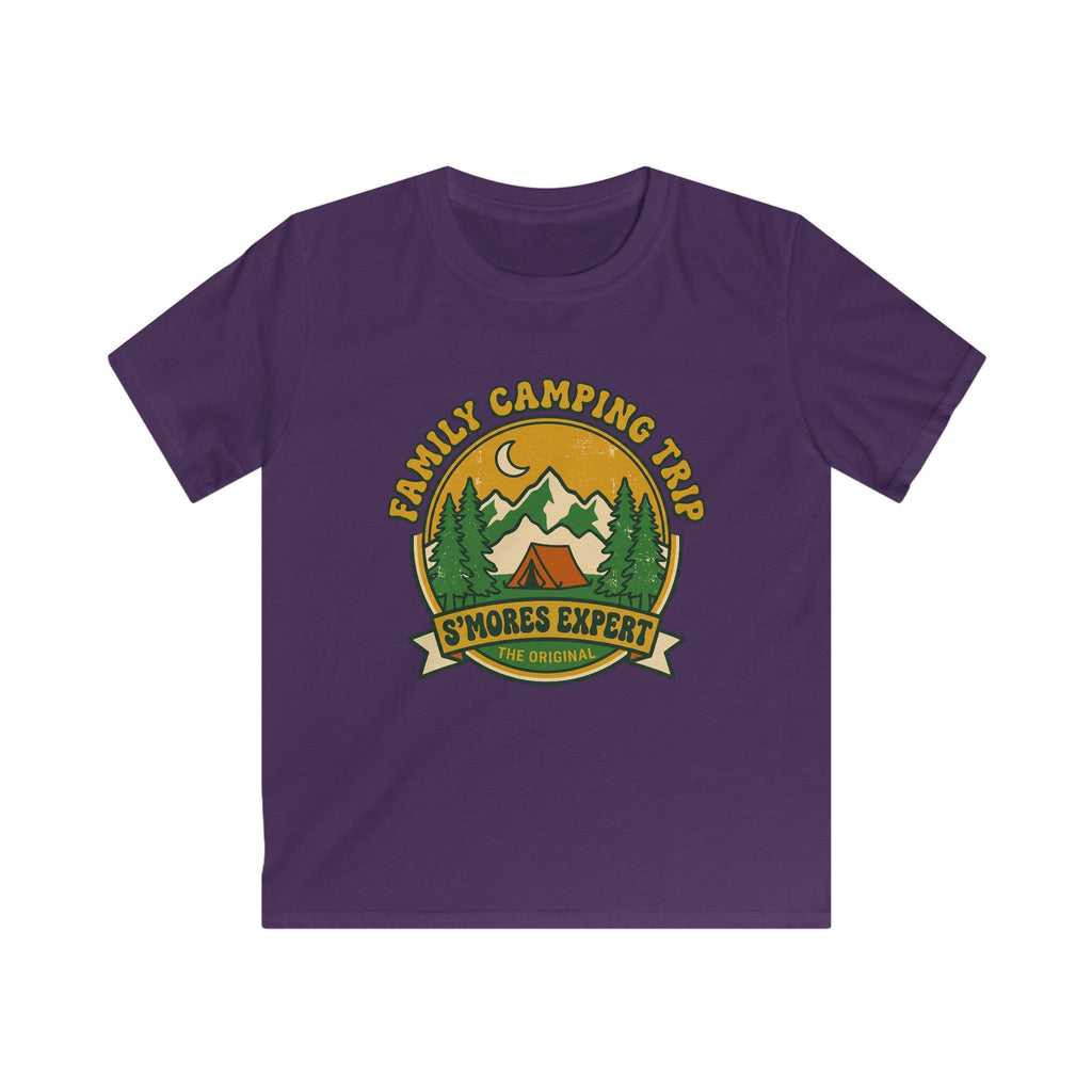 Family Camping Trip — S'Mores Expert Matching Kids T-Shirt