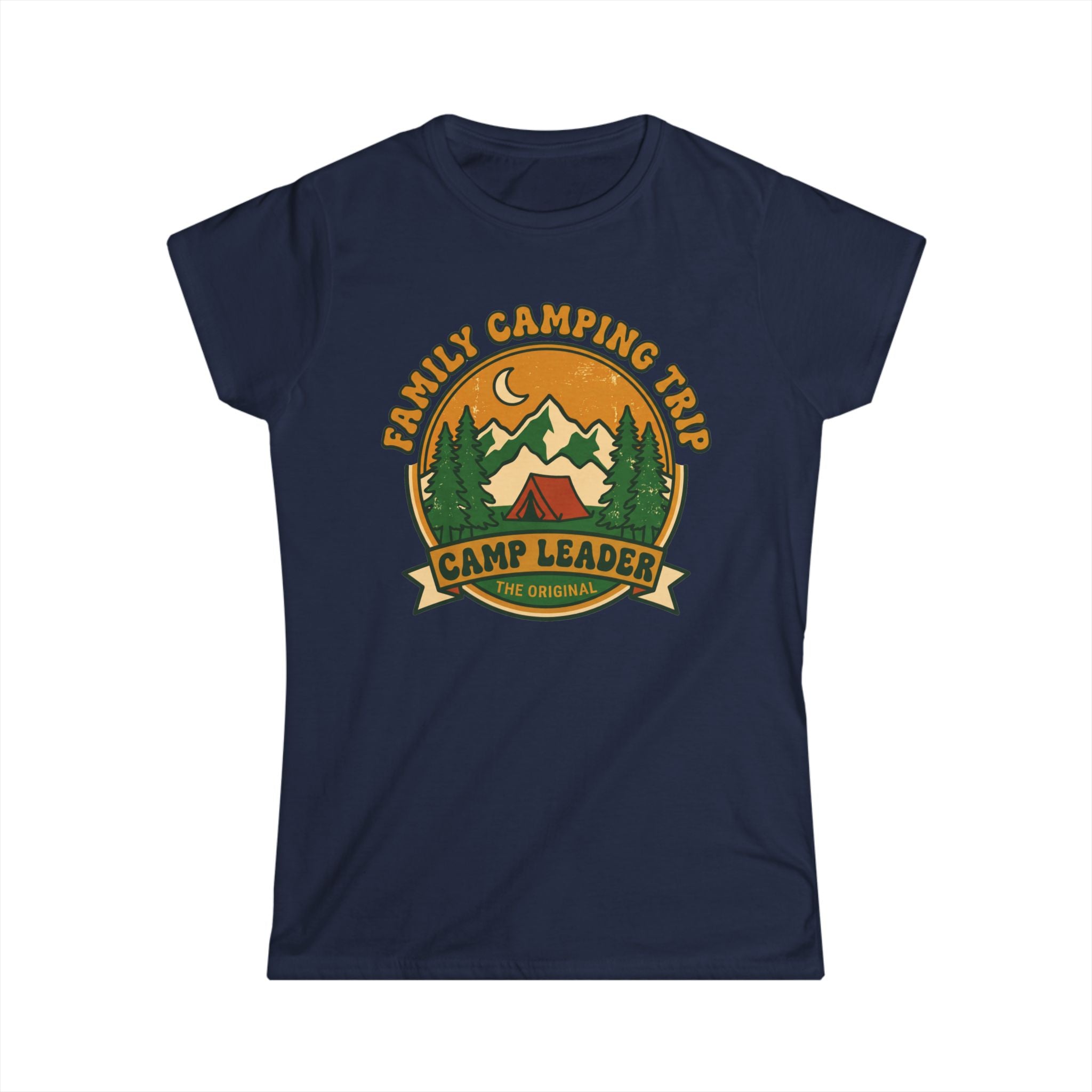 Family Camping Trip — Camp Leader Matching Women T-Shirt