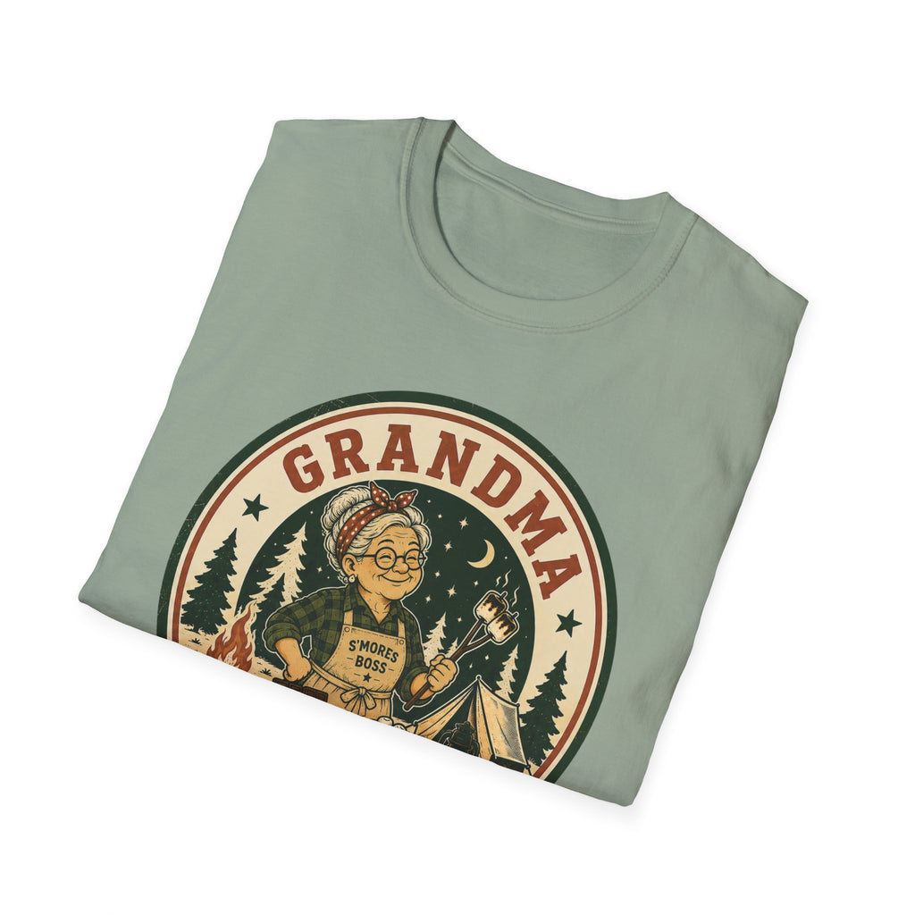 Grandma — Controls The S'Mores Supply Matching T-Shirt