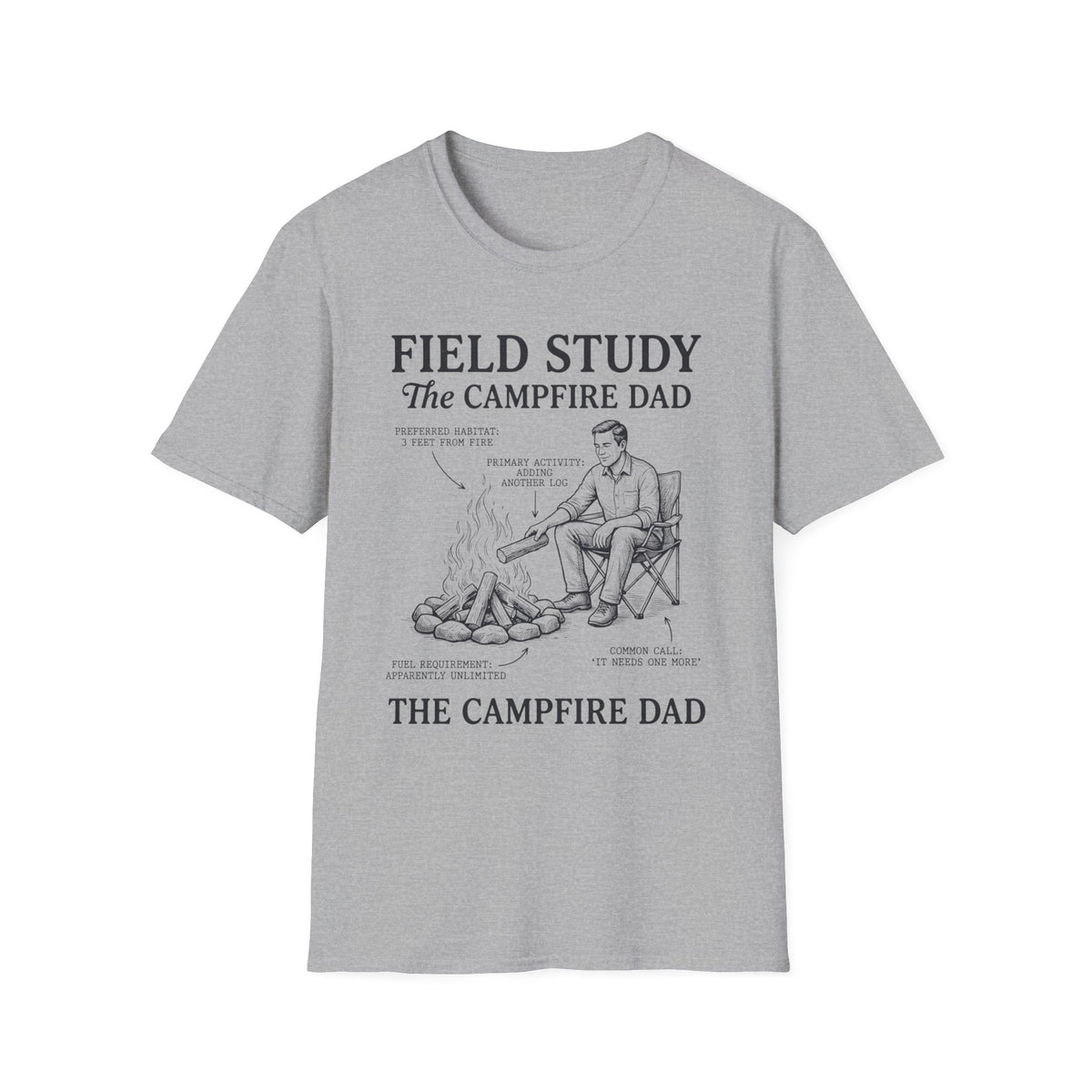 The Campfire Dad T-Shirt
