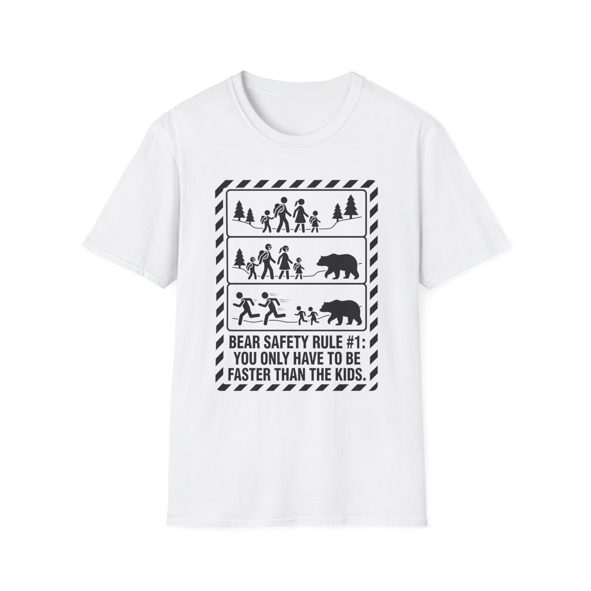 Bear Safety Rule #1 — You Only Have To Be Faster Than The Kids T-Shirt