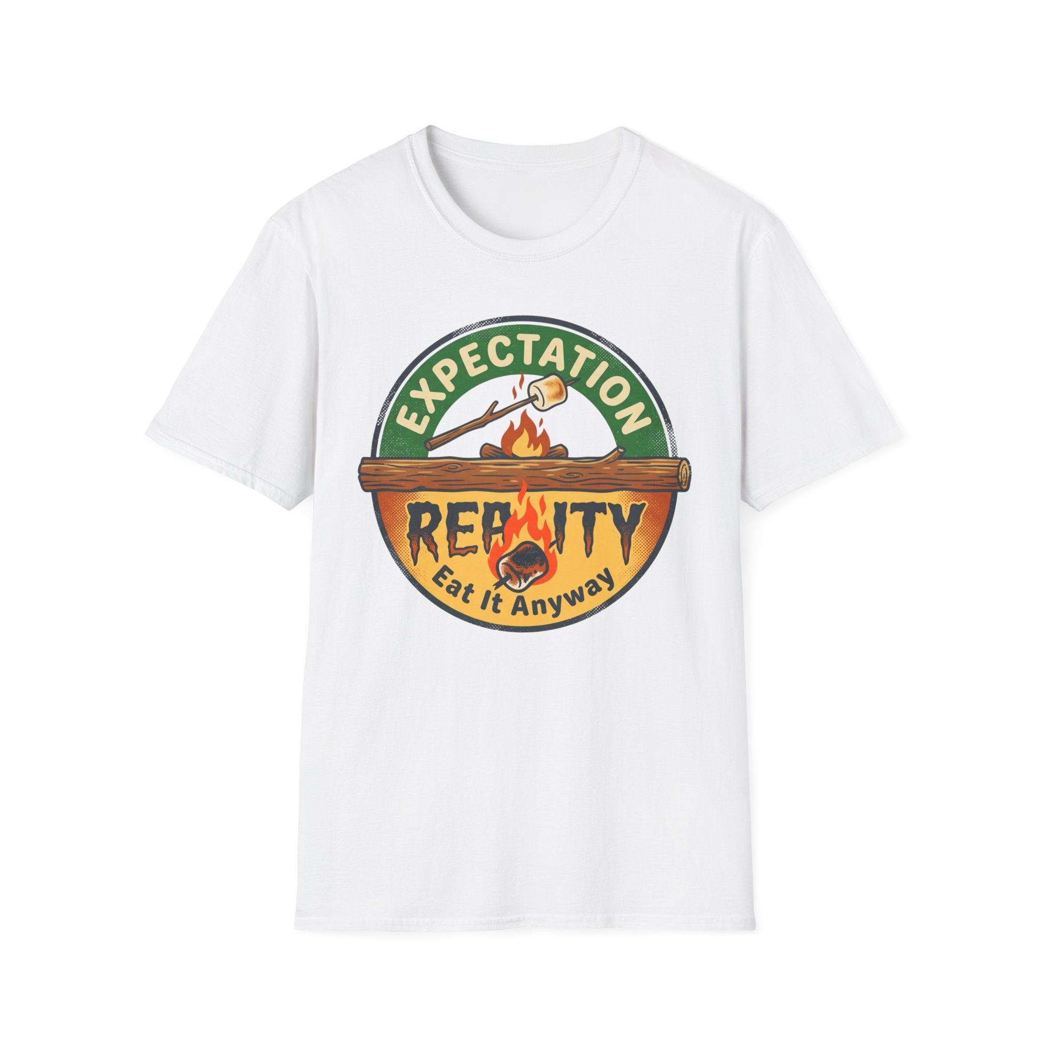 Marshmallow Expectation vs Reality — Eat It Anyway T-Shirt