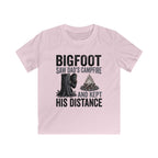 Bigfoot Saw Dad's Campfire — And Kept His Distance Matching Kids T-Shirt