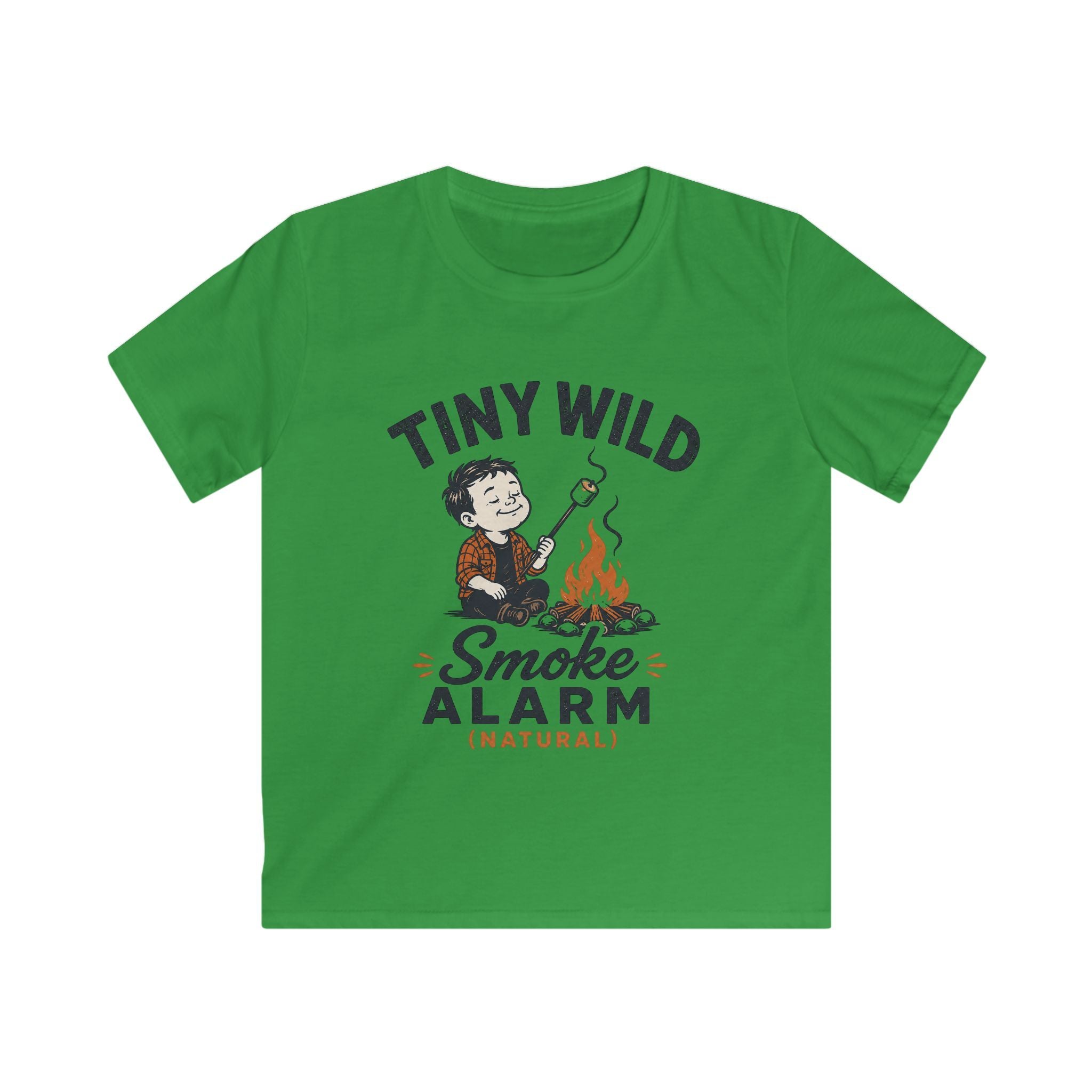 Tiny Wild Boy — Smoke Alarm Matching Kids T-Shirt