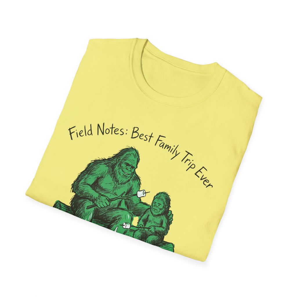 Field Notes — Best Family Trip Ever With Bigfoot T-Shirt