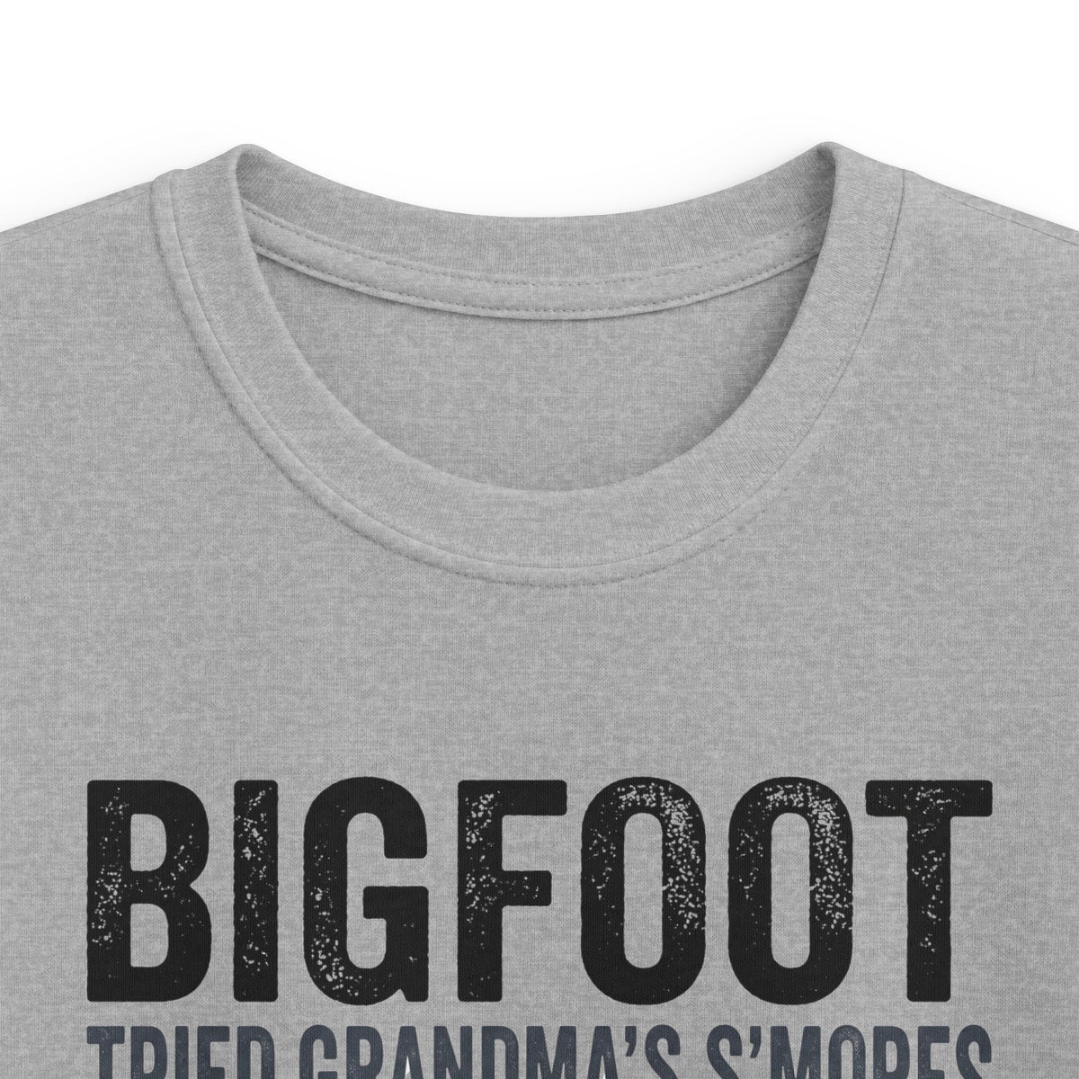 Bigfoot Tried Grandma's S'Mores — And Stopped Hiding Matching Kids T-Shirt