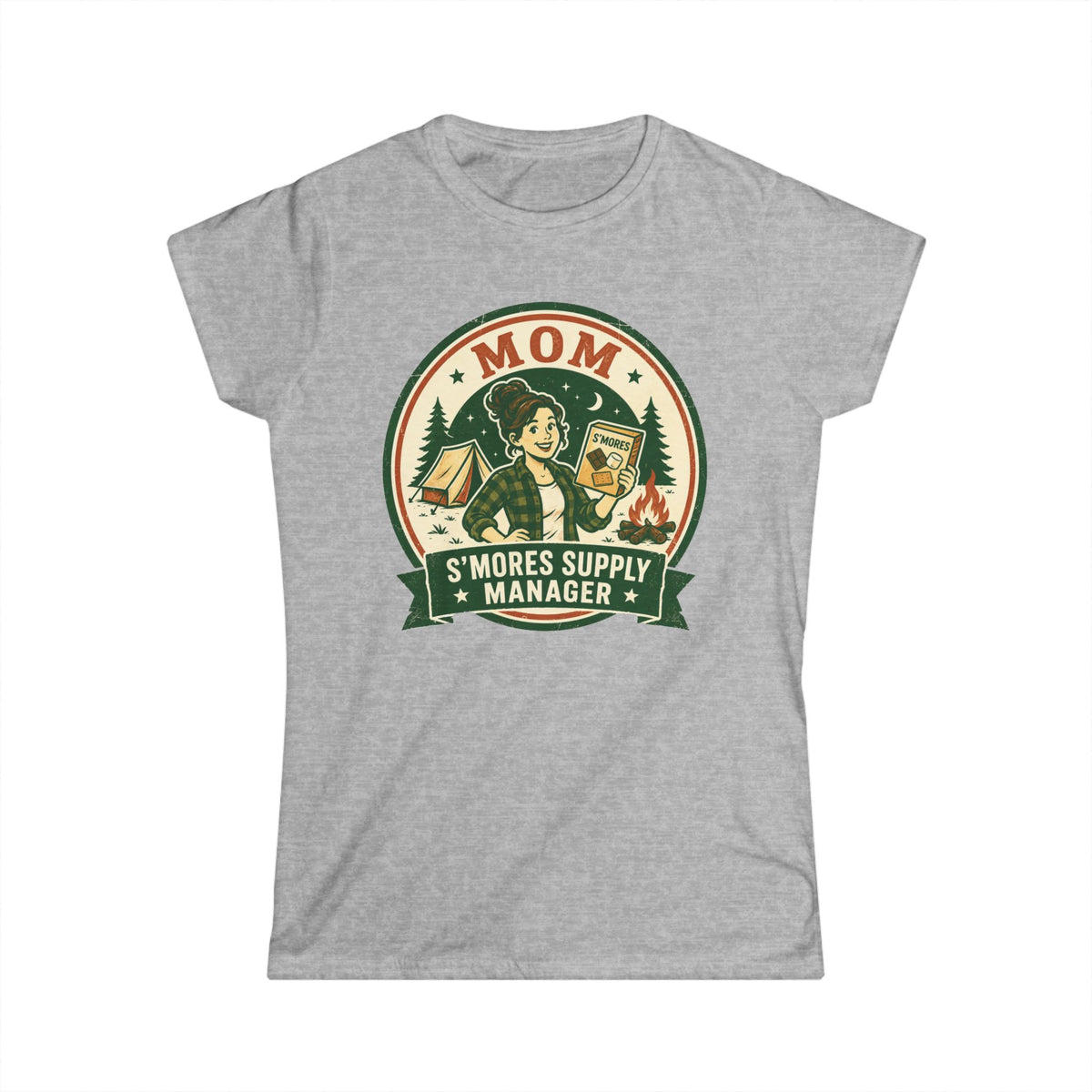 Mom — S'Mores Supply Manager Matching Women T-Shirt