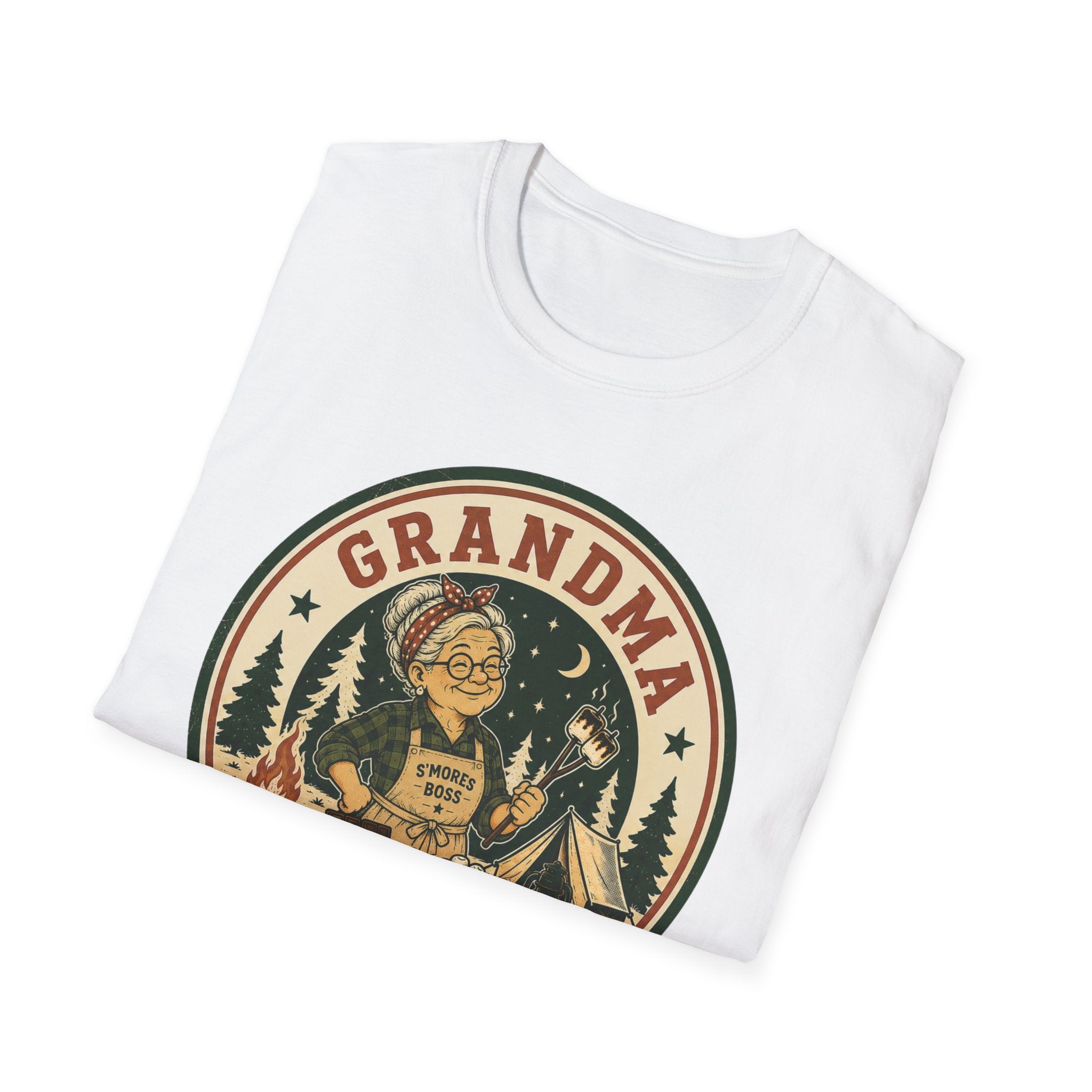 Grandma — Controls The S'Mores Supply Matching T-Shirt