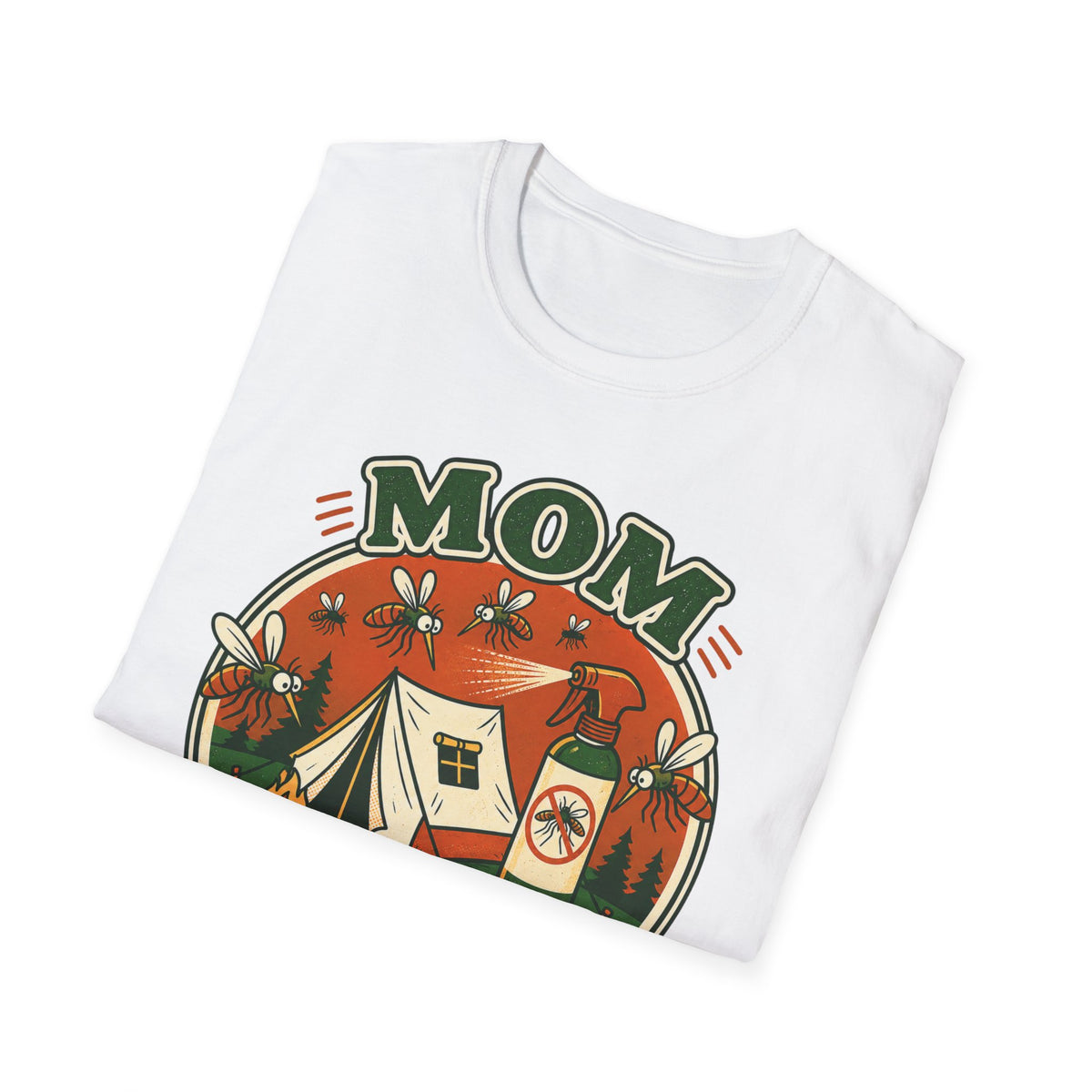 Mom — Bug Spray Officer, Keeping Everyone Alive With Mosquitoes Matching T-Shirt