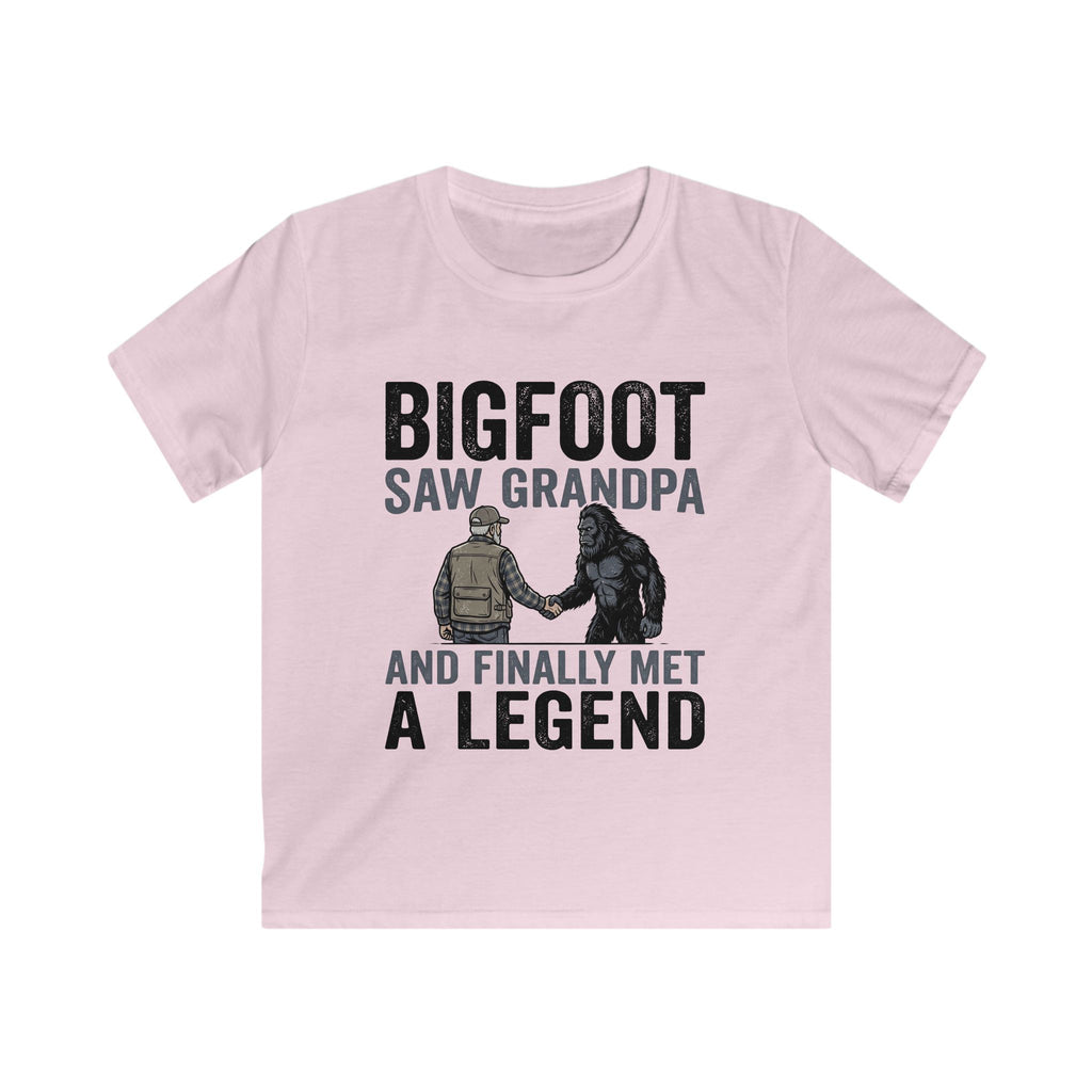 Bigfoot Saw Grandpa — And Finally Met a Legend Matching Kids T-Shirt