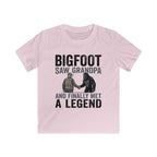 Bigfoot Saw Grandpa — And Finally Met a Legend Matching Kids T-Shirt