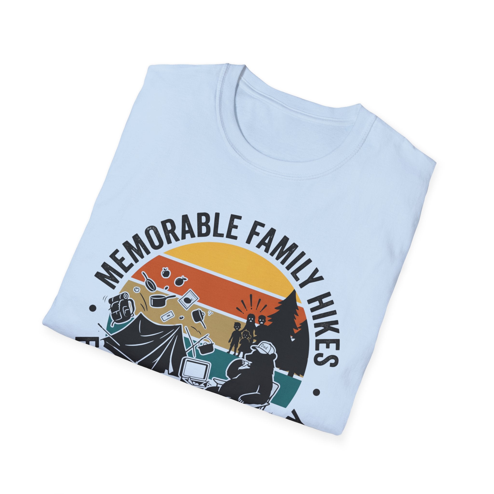 Memorable Family Hikes —  Expectation VS Reality With The Bear T-Shirt