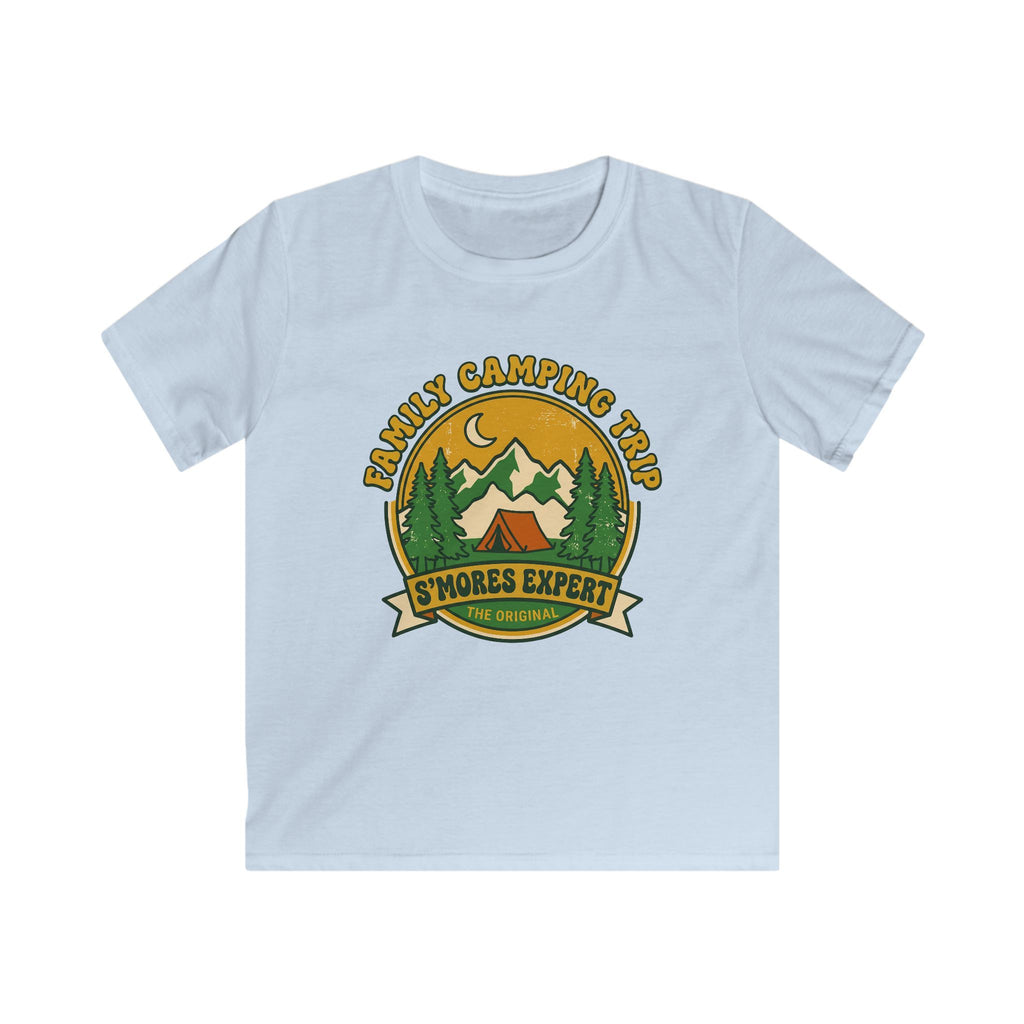 Family Camping Trip — S'Mores Expert Matching Kids T-Shirt