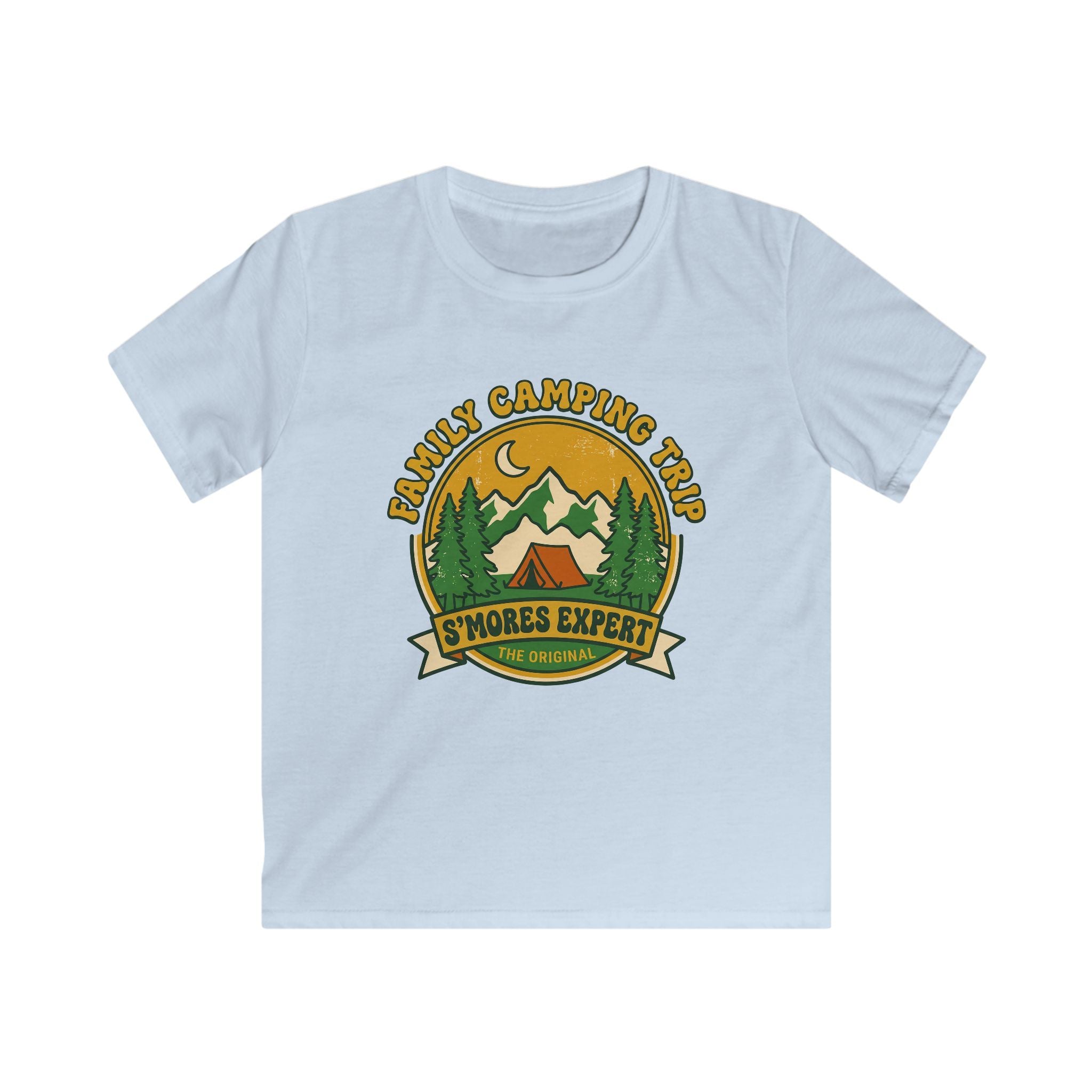 Family Camping Trip — S'Mores Expert Matching Kids T-Shirt