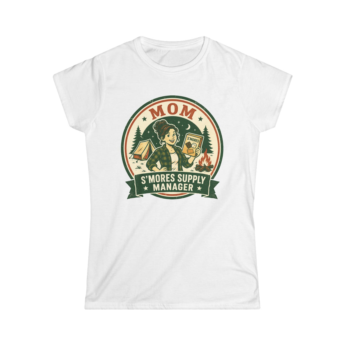 Mom — S'Mores Supply Manager Matching Women T-Shirt