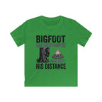 Bigfoot Saw Dad's Campfire — And Kept His Distance Matching Kids T-Shirt