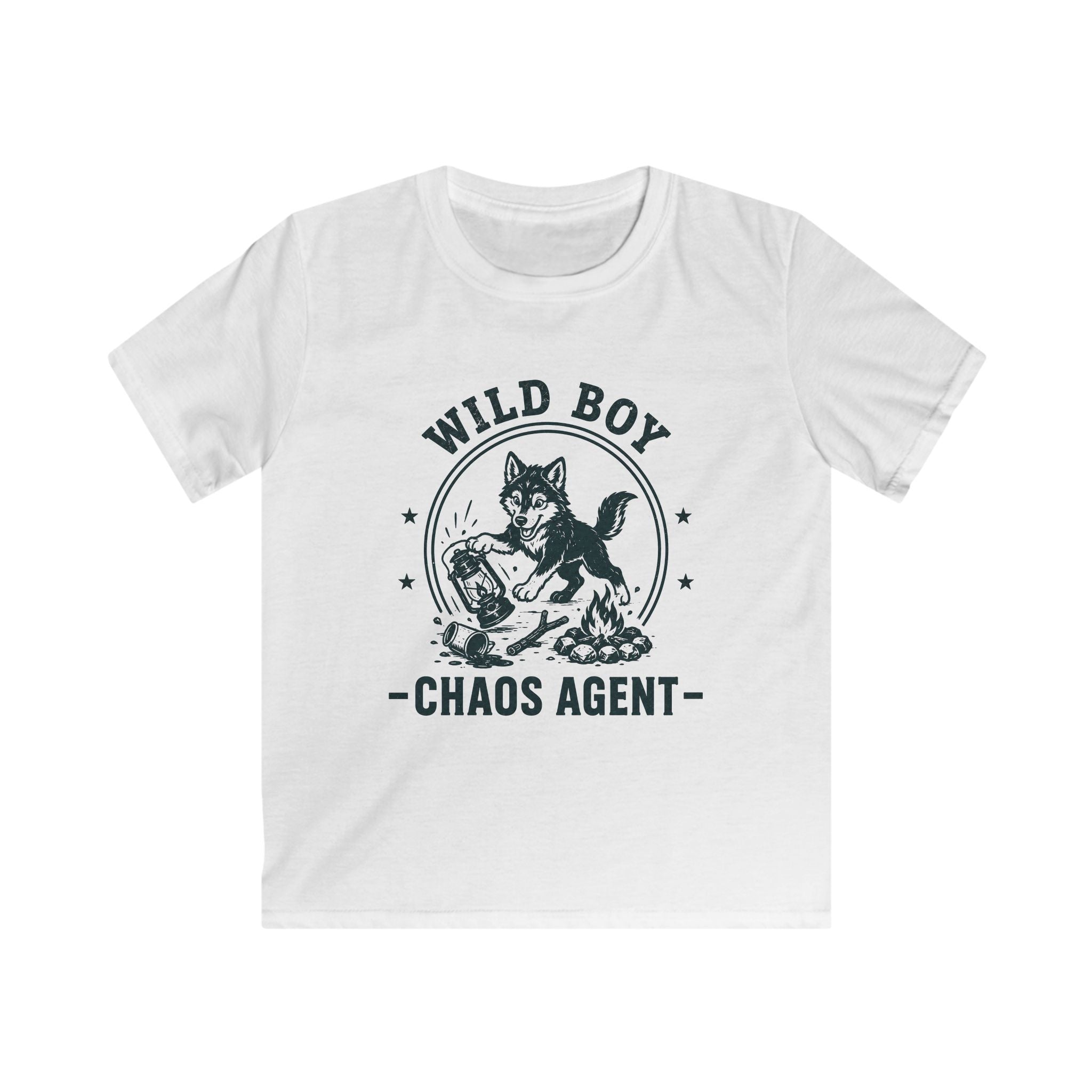Wild Boy — Chaos Agent Matching Kids T-Shirt
