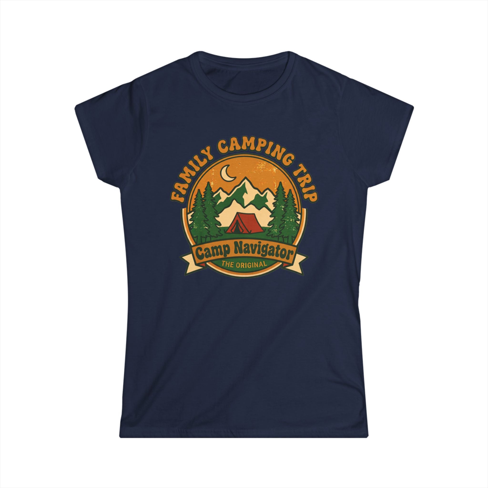 Family Camping Trip — Camp Navigator Matching Women T-Shirt