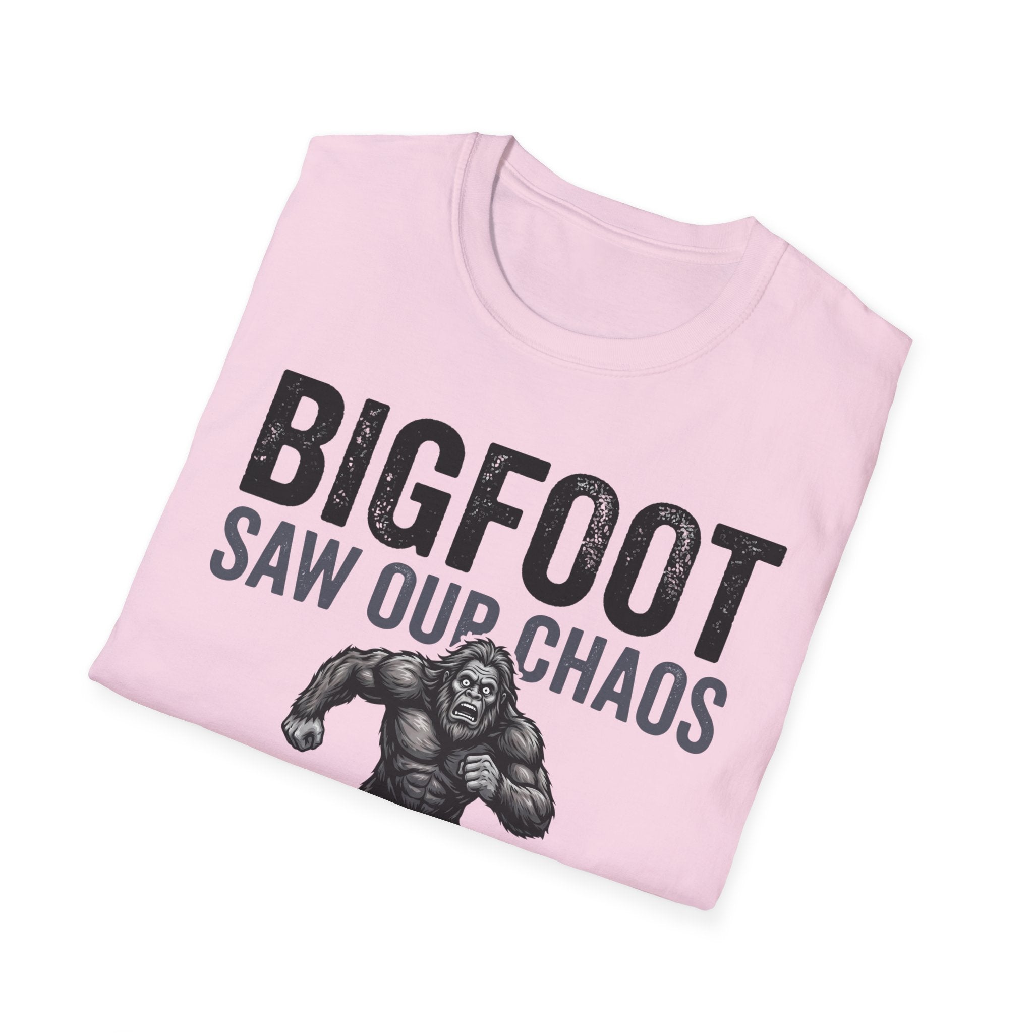 Bigfoot Saw Our Chaos — And Never Came Back Matching T-Shirt