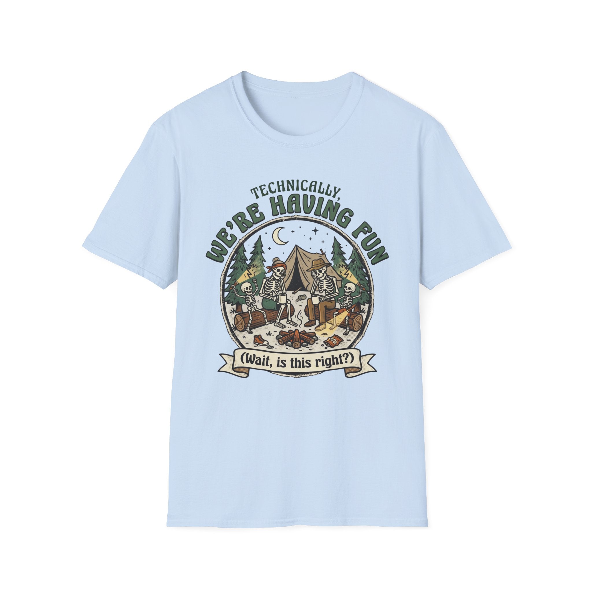 Technically We're Having Fun With Skeleton T-Shirt