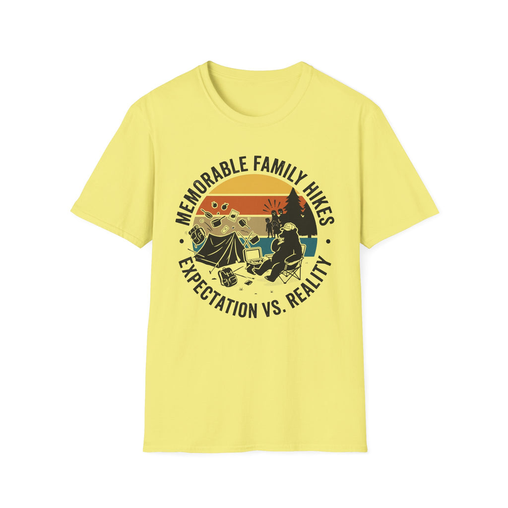 Memorable Family Hikes —  Expectation VS Reality With The Bear T-Shirt