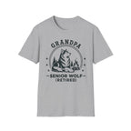 Grandpa — Senior Wolf (Retired) Matching T-Shirt