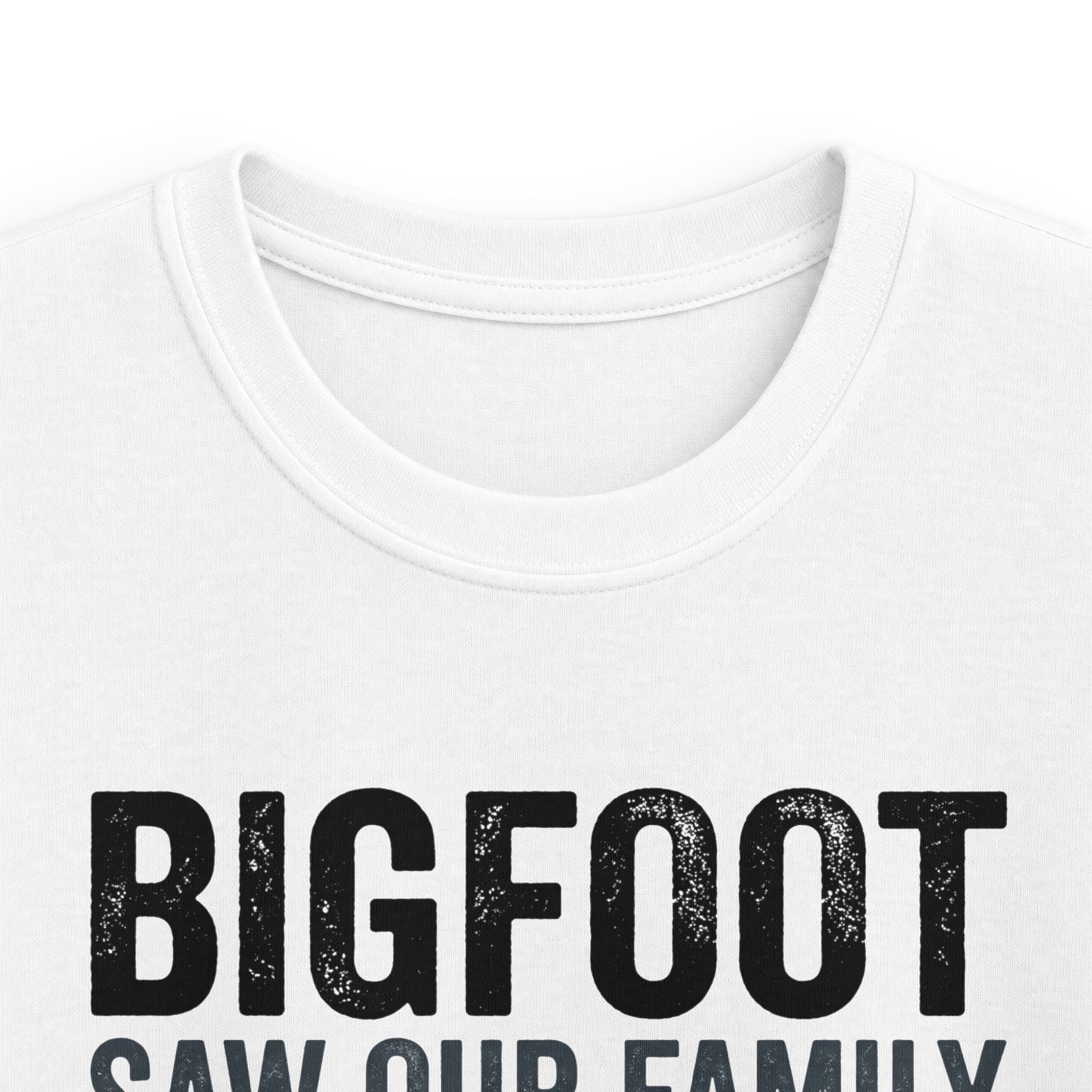 Bigfoot Saw Our Family And Ran For His Life Matching Kids T-Shirt