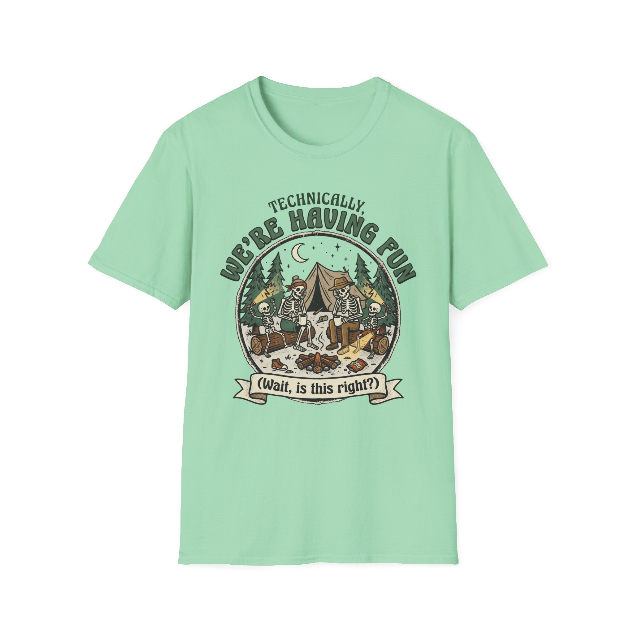 Technically We're Having Fun With Skeleton T-Shirt