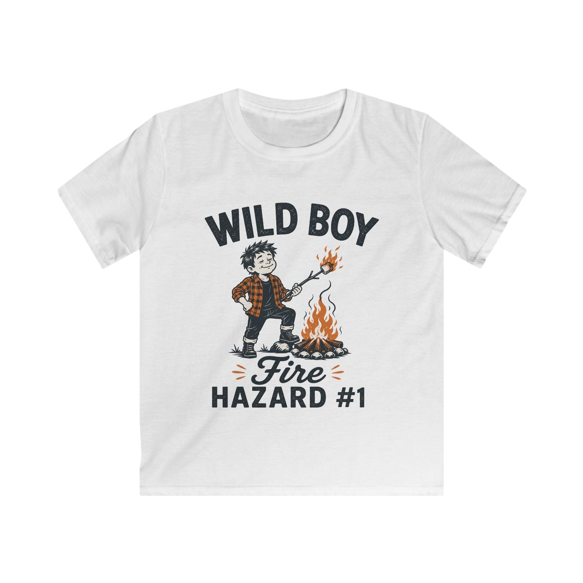 Wild Boy — Fire Hazard #1 Matching Kids T-Shirt