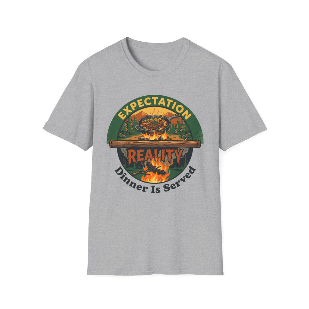 Expectation vs Reality — Dinner Is Served T-Shirt