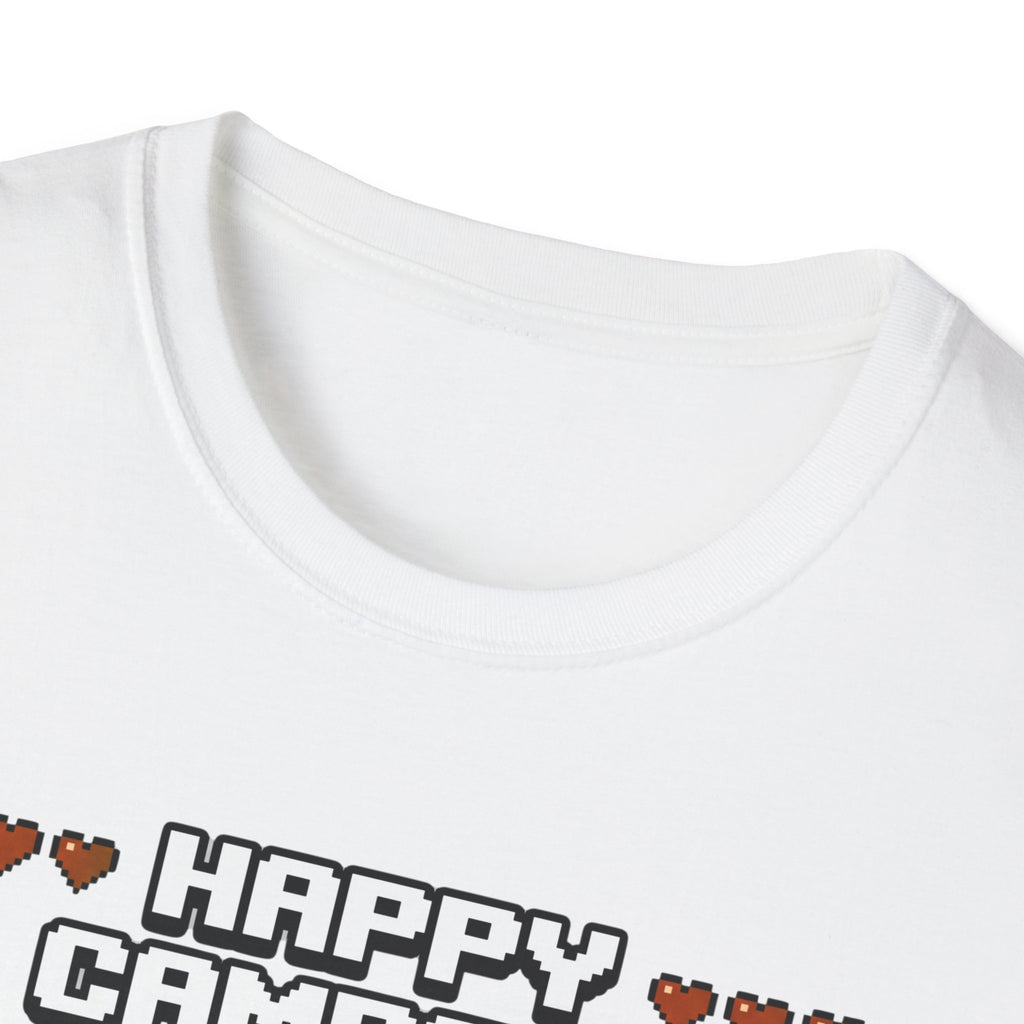 Happy Campers With Bigfoot Matching 8-Bit T-Shirt