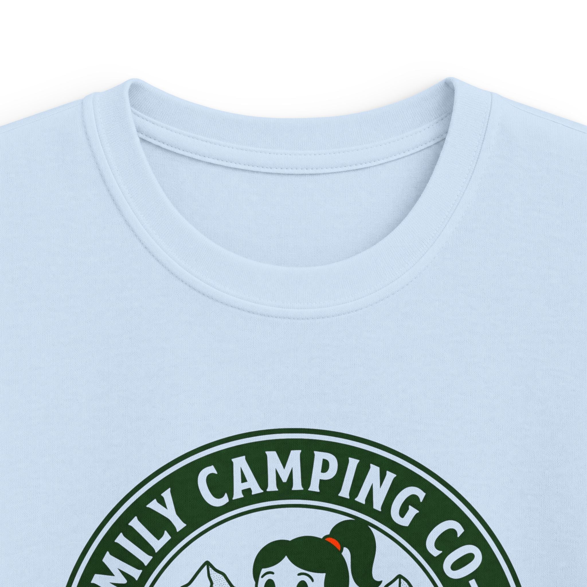 Family Camping Coop — Tent Chief & Bug Finder Matching Kids T-Shirt