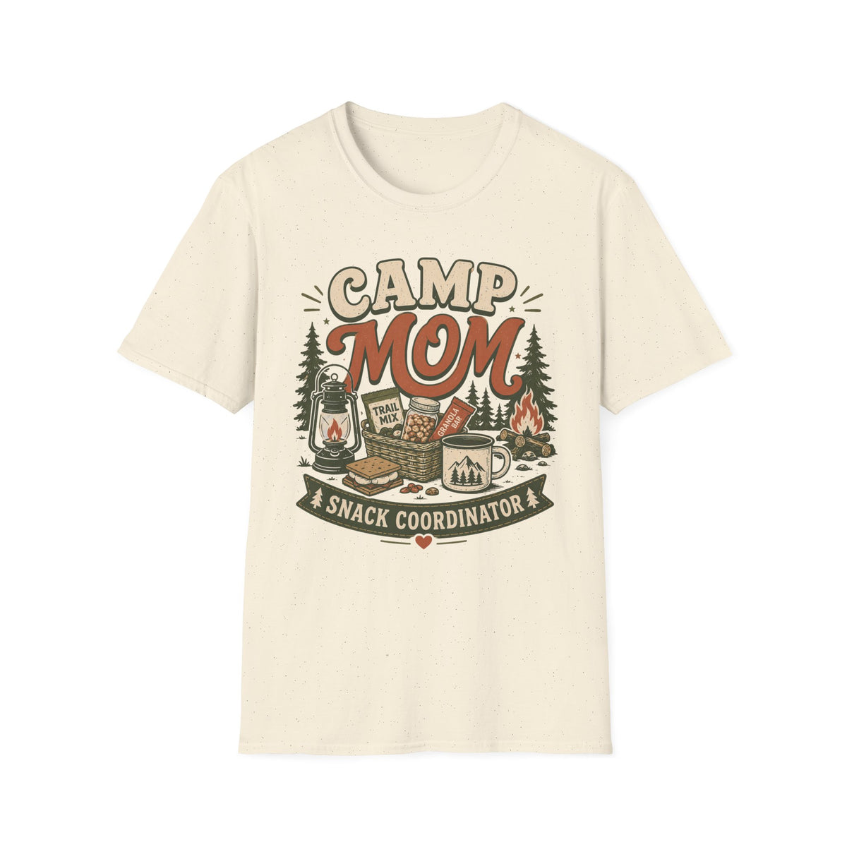 Camp Mom — Snack Coordinator Retro T-Shirt