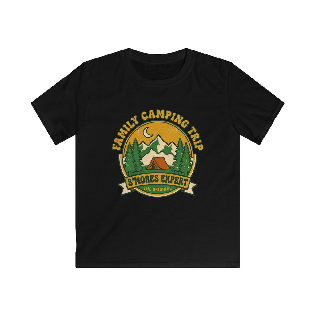 Family Camping Trip — S'Mores Expert Matching Kids T-Shirt
