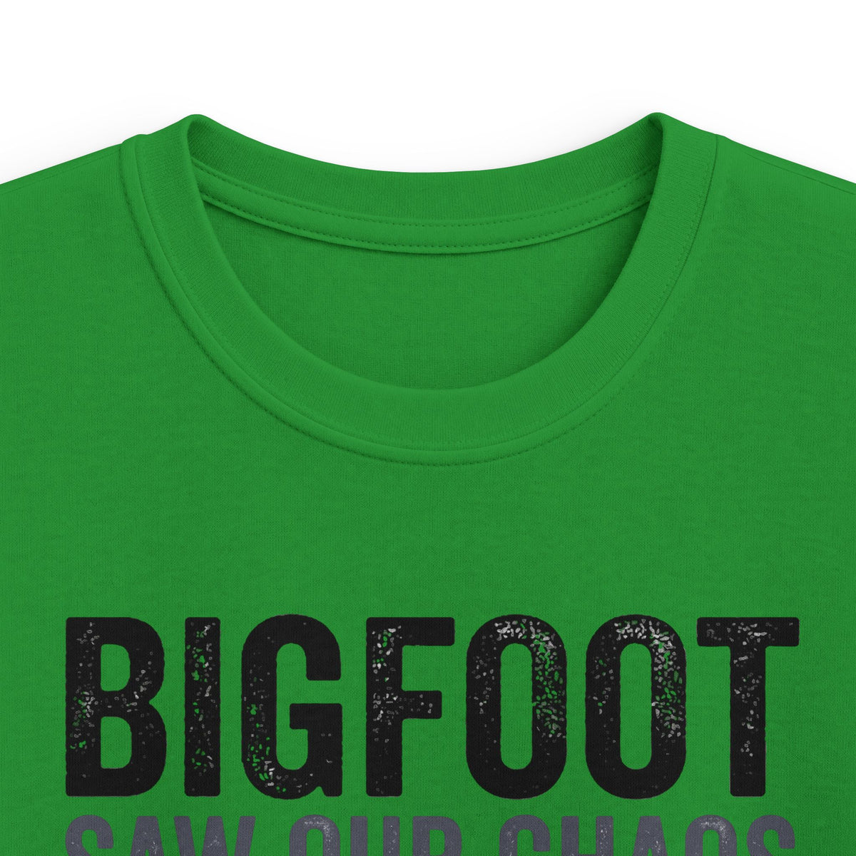 Bigfoot Saw Our Chaos — And Never Came Back Matching Kids T-Shirt