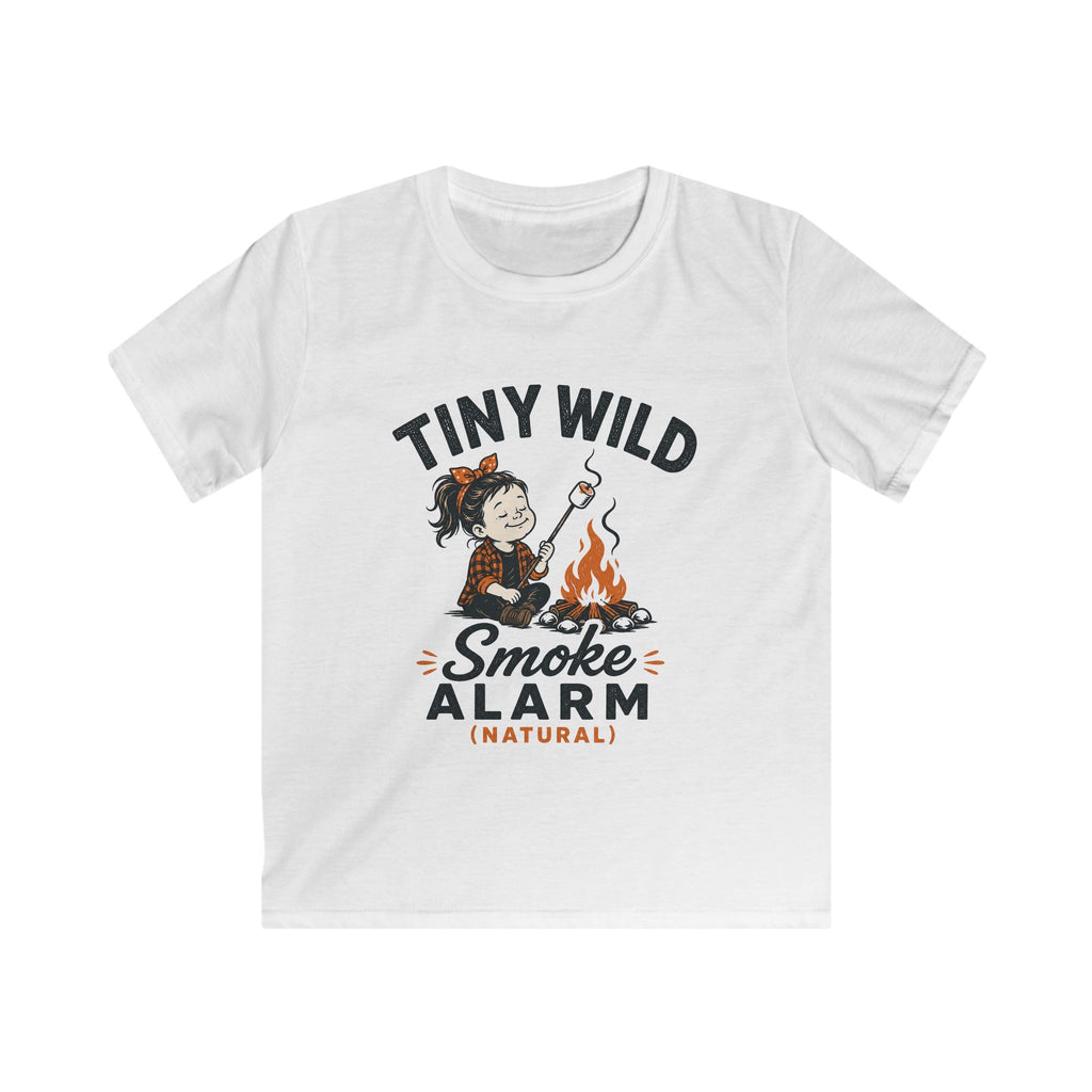 Tiny Wild Girl — Smoke Alarm Matching Kids T-Shirt