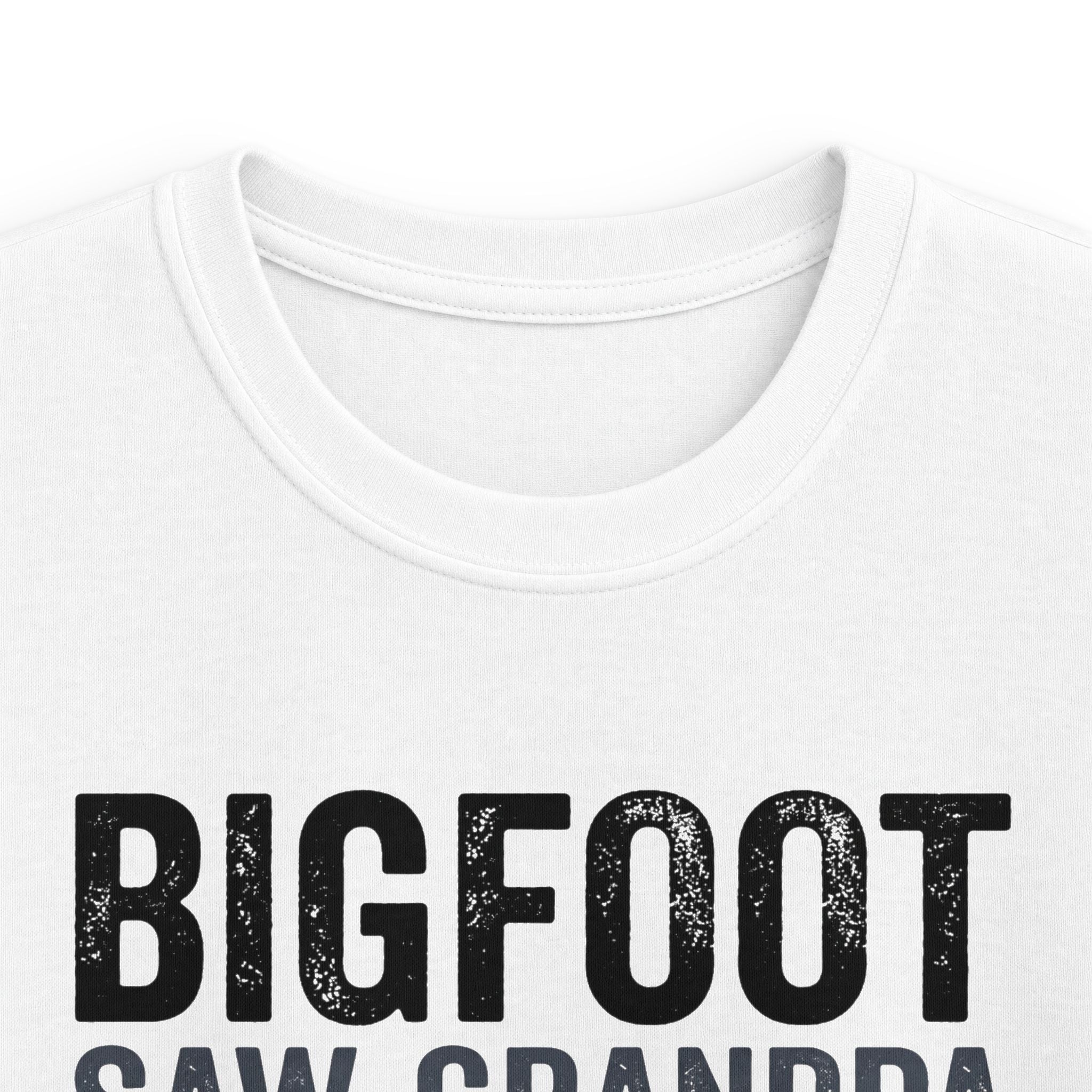 Bigfoot Saw Grandpa — And Finally Met a Legend Matching Kids T-Shirt