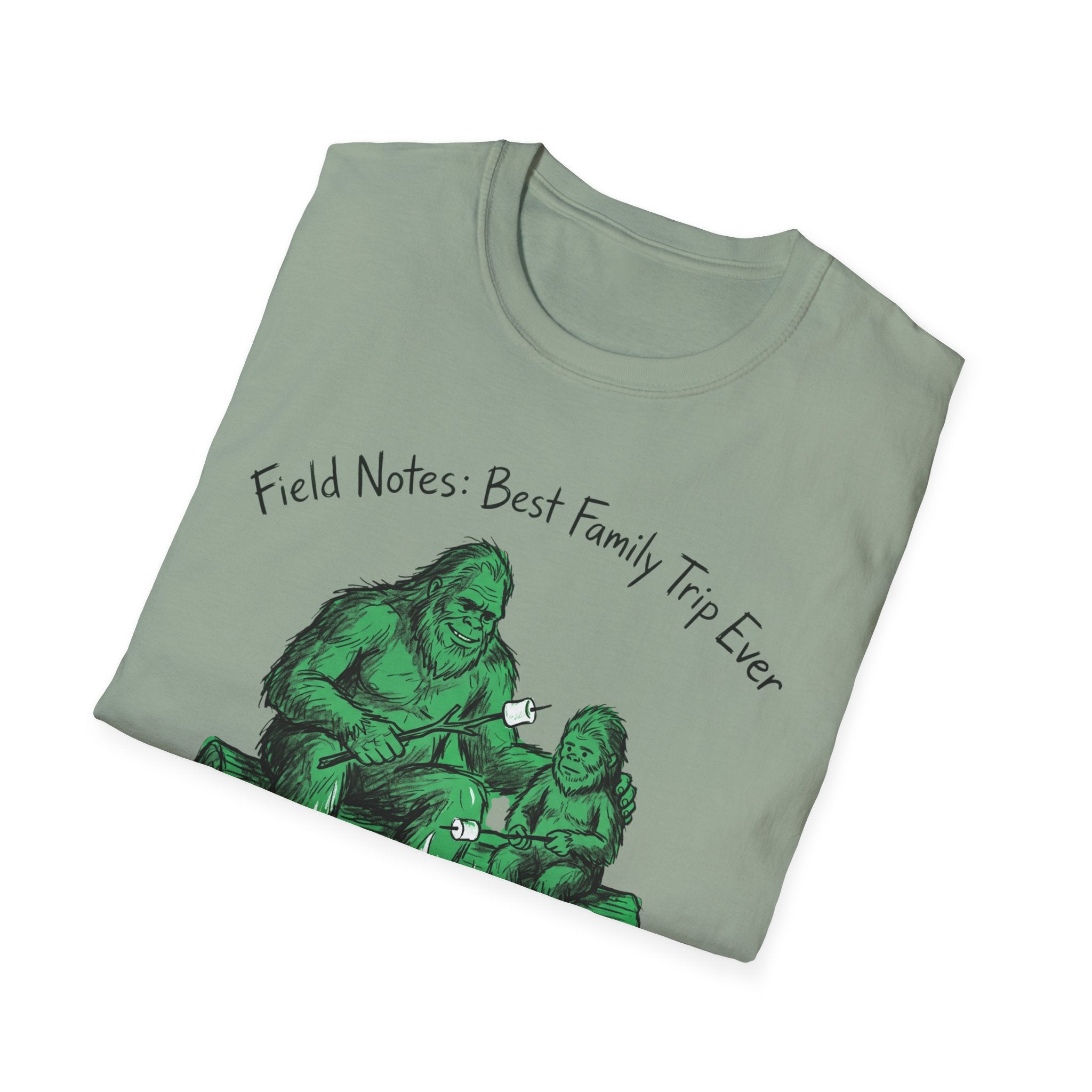 Field Notes — Best Family Trip Ever With Bigfoot T-Shirt
